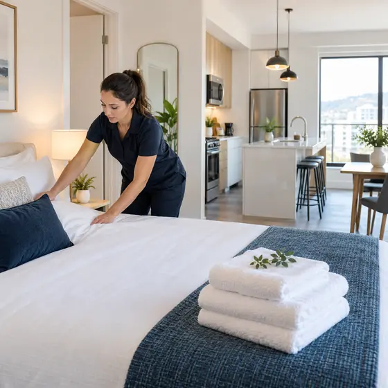 Service de ménage Airbnb entre deux séjours à Laval et Montréal